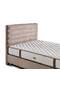 MD Sedef 150x200 Double Bed, Base, Headboard Set GM121