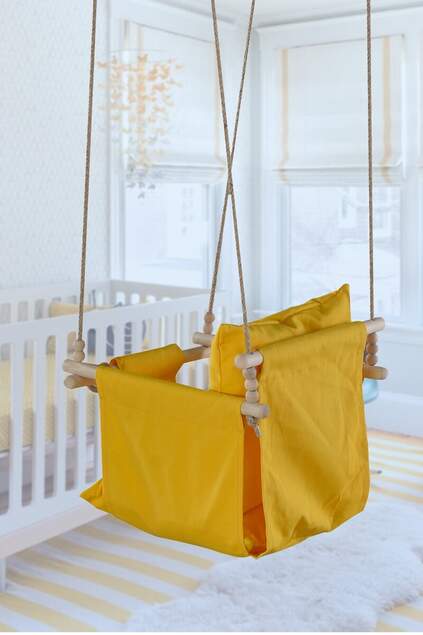 Ruby Puff Yellow Swing