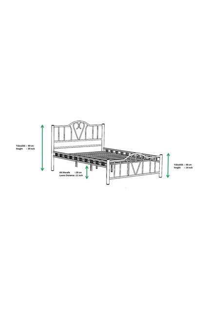 Orkide Metal Bed Frame 100x200 ARM104 Orkide Metal Bed Frame 100x200 ARM104
