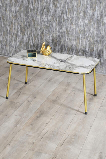 Nesting Table And Center Table Kr Set Double Gold Efes Wire