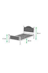 Milan Metal Karyola 90x190 ARM125