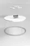 Coffee Table and Zigon Coffee Table Terra Set Silver