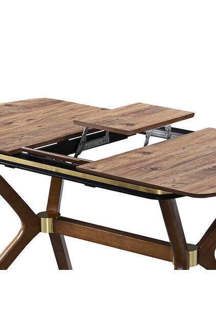 Set Tavolo E Sedie Benjamin Noce FRL1016