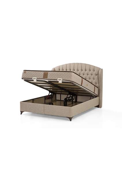 MD Merlin 150x200 Çift Kişilik Yatak, Baza, Başlık Seti GM169 MD Merlin 150x200 Çift Kişilik Yatak, Baza, Başlık Seti GM169