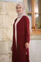 Nisa Double Suit Burgundy