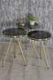 Nesting Table And Center Table Kr Set Double Gold Bendir Wire