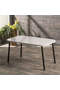 Center Table Kr Metal Leg White