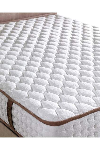 MD Sedef 150x200 Double Bed, Base, Headboard Set GM121