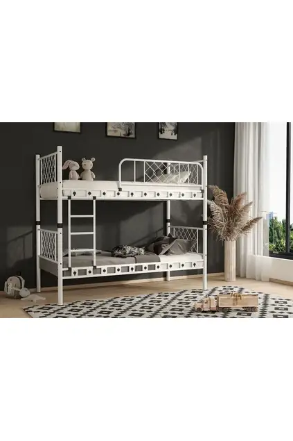 Metis Bunk Bed 90x190 ARM047 White Metis Bunk Bed 90x190 ARM047 White