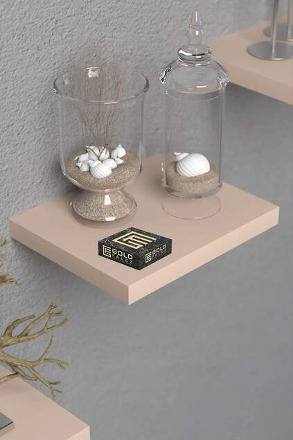 3-Piece Square Wall Shelf