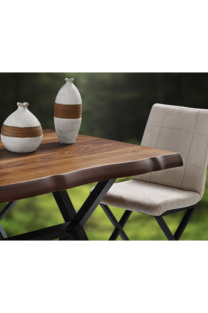 Log Table & Mono Chair Set HDR1244