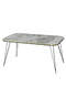 Center Table Cr Black Wire Leg Double Gold Ephesus