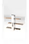 3 Shelf Decorative Wall Shelf