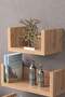 Walnut Decorative Wall Shelf
