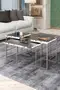 Solo Silver Centre Coffee Table Zigon Coffee Table Set