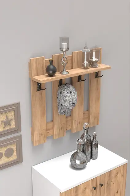 Fence Wall Hanging Coat Rack