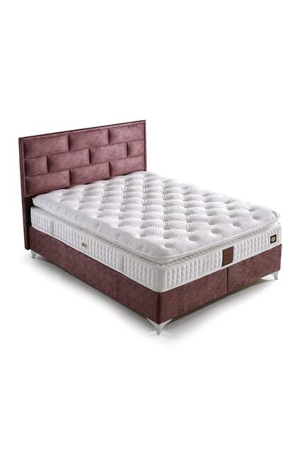 MD Truva 160x200 Çift Kişilik Yatak, Baza, Başlık Seti GM111