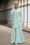 Silvery Abaya 3 Pcs Set Mint