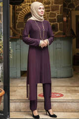 Dream Hijab Suit Purple