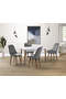 Mix White Table & Gamze Chair Set HDR1257