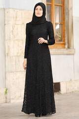 Lace Dress Black