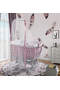 Gray Basket Crib Pink