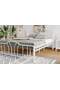 Bella Struttura Letto in Metallo 180x200 ARM146 Bianco