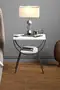 Side Table Nightstand Metal