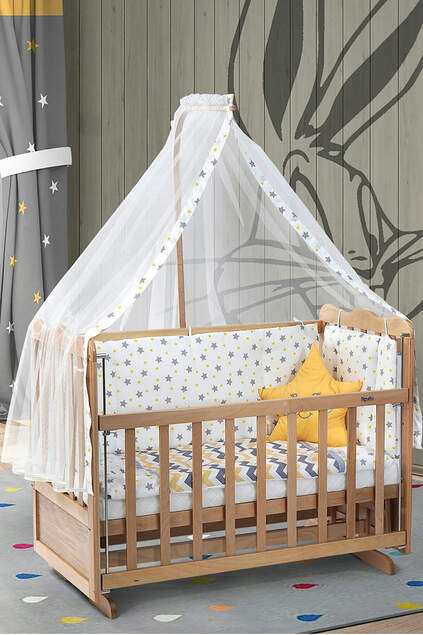 Natural Mother's Side Crib Bedstead