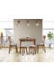 Izmir Walnut Table & Izmir Chair & Stool Set HDR1270