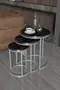 Nesting Table C Lux Silver