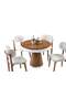 Mantar Ceviz Yuvarlak Masa & Atlas Ceviz Sandalye Takımı HDR1201 Mantar Ceviz Yuvarlak Masa & Atlas Ceviz Sandalye Takımı HDR1201