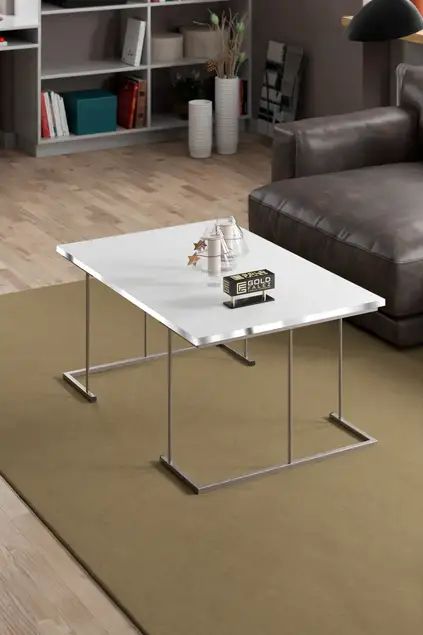 Solo Silver Centre Coffee Table