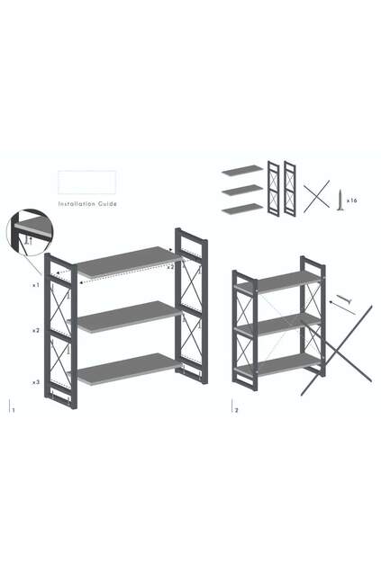 3 Shelf Dresuar