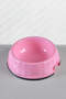 Cat and Dog Food/Water Bowl Large Pink