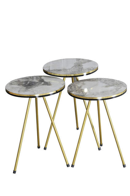 Nesting Table Gold Bendir Wire