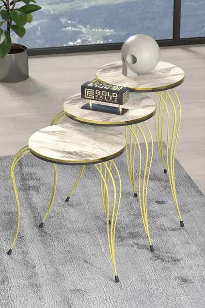 Tavolino Zigon Luxury Double Gold