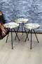 Nesting Table And Center Table Combined Set Gold Bendir 3200