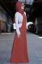 Kleid mit Kachelfarbe