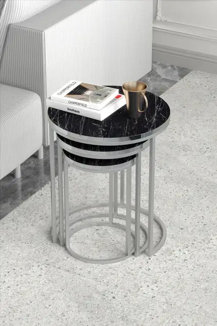 Zigon Couchtisch C Lux Silber