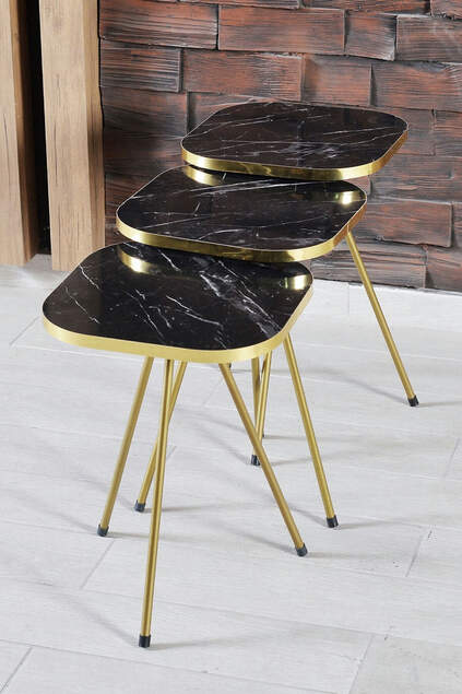 Nesting Table Golden Efes