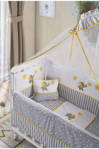 Beyaz Anne Yanı Beşik Sarı Beyaz Anne Yanı Beşik Sarı