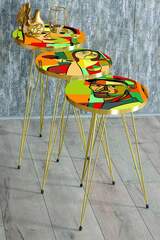 Satztisch Gold Cubimiz Muster Draht