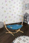 Rollover Safety Hammock Crib Turquoise