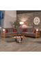MD Royal 2 Scandinavian Corner Sofa Set MDN104