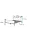 Pedesa Metal Bed Frame 140x200 ARM062 Pink