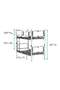 Elegant Bunk Bed 90x190 ARM017 White