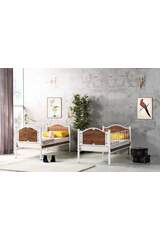 Baby Pearl Bunk Bed 90x190 ARM023 Walnut