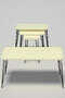 Nesting Table Kr And Center Table Kr Set Black Leg Cream Wire