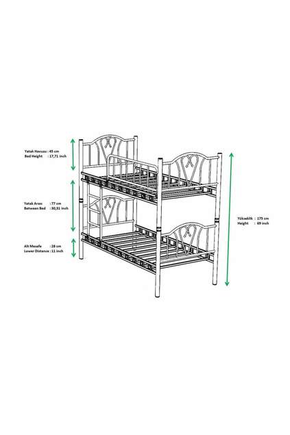 Orchidea Letto a Castello 90x190 ARM045